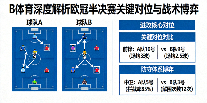 B体育深度解析欧冠半决赛关键对位与战术博弈的示意图
